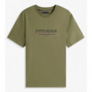 TOMMY HILFIGER - Brand Love Hilfiger Tee - Pli - F|MW0MW40324/PLI