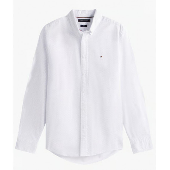 TOMMY HILFIGER - Flex Poplin Fake Solid Rf Shirt - 0K4 - F|MW0MW39437/0K4