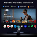 Wanbo DaVinci 1 Pro 1080p, 600 Lúmenes, Android TV 11.0  WiFi y Bluetooth