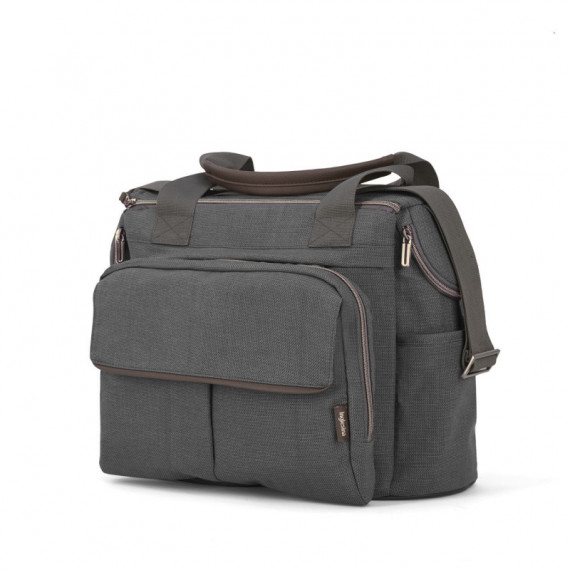 Bolso Dual Bag Aptica Velvet Grey  INGLESINA