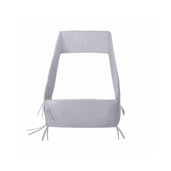 Protector de Cuna 360 Liso Gris  CAMBRASS