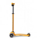 Patinete Maxi Deluxe Pro Led Amarillo  M-CRO