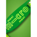 Patinete Maxi Deluxe Plegable Neon Led Verde/amarillo  M-CRO