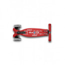 Patinete Maxi Deluxe Plegable Led Rojo  M-CRO