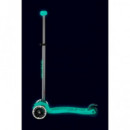 Patinete Maxi Deluxe Glow Led Turquesa  M-CRO