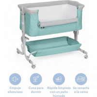Minicuna Comfy Verde C/textil Wish  MS