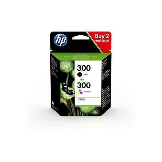 HP Pack Tintas 300 NEGRO+300 Color