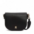 Bolso Saddle Mensajero con Inscripción  TOMMY HILFIGER