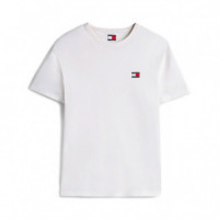 Camiseta con parche tonal de la marca