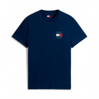 Camiseta con logo trasero