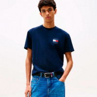 Camiseta con logo trasero