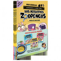 PACK APRENDE A LEER CON LOS DETECTIVES ZOOPENCOS 4 5 Y 6 EN