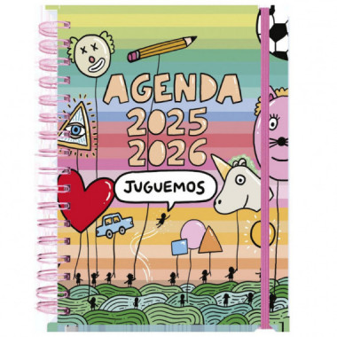 Agenda escolar semanal 2025-2026 72 kilos