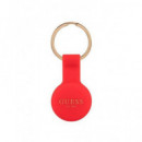 GUESS Funda Llavero para Airtag Roja