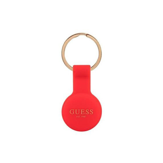 GUESS Funda Llavero para Airtag Roja