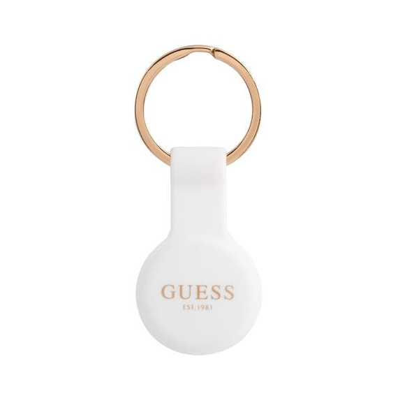 GUESS Funda Llavero para Airtag Blanca