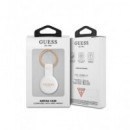GUESS Funda Llavero para Airtag Blanca