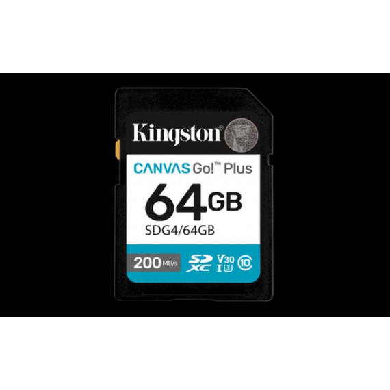 KINGSTON Sd Sdxc Canvas Go 64 Gb SDG4/64GB CL10