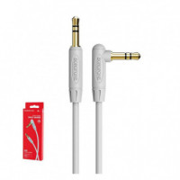 Borofone BL4 Cable de Audio Auxiliar 2m Gris