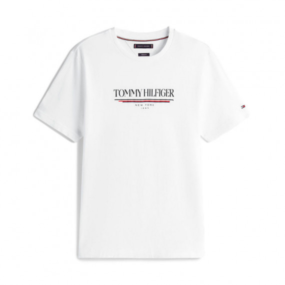 Camiseta de Cuello Redondo con Logo  TOMMY HILFIGER