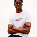 Camiseta de Cuello Redondo con Logo  TOMMY HILFIGER