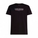 Camiseta de Cuello Redondo con Logo  TOMMY HILFIGER