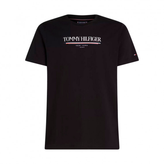 Camiseta de Cuello Redondo con Logo  TOMMY HILFIGER