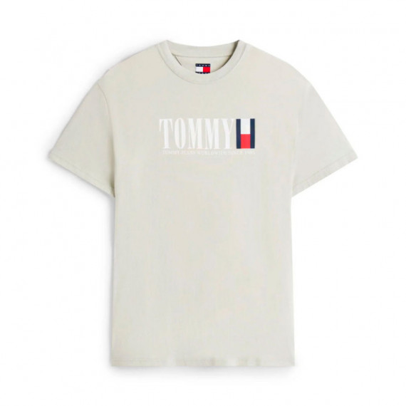Camiseta de Cuello Redondo con Logo  TOMMY HILFIGER