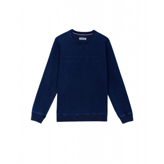 Jerséis y Sudaderas Sudadera SALSA JEANS con Logo Dark Blue