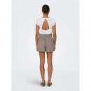 Onlaris Cintura Alta Corte Regular Shorts de ONLY