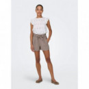 Onlaris Cintura Alta Corte Regular Shorts de ONLY