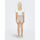 Onlaris Cintura Alta Corte Regular Shorts de ONLY