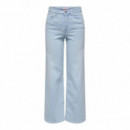 Vaqueros Wide Leg Madison Blush de Talle Alto ONLY