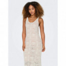 Onlbeach Vestido Largo Crochet ONLY