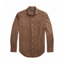 Polo RALPH LAUREN - Cubdppcs-long Sleeve-sport Shirt - Fall Brown PF25 - 710966294026/FALL Brown PF25