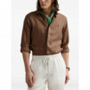 Polo RALPH LAUREN - Cubdppcs-long Sleeve-sport Shirt - Fall Brown PF25 - 710966294026/FALL Brown PF25