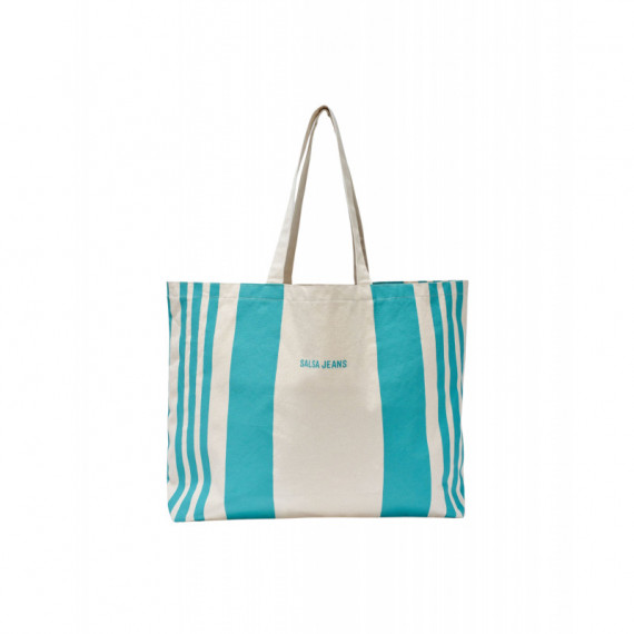 Bolsos Bolso de Playa SALSA JEANS Rayas Turquesa