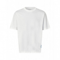 Camisetas Hombre Camiseta SAMSØE SAMSØE Saswirl 11725 Swirl Blue Jasper