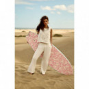 Pantalones Mujer Pantalones LA PETITE ÉTOILE Palmy Ecru