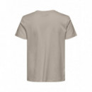 JACQUELINE DE YONG Camisetas Mujer Camiseta Jdy Selma Chateau Gray