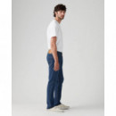 Pantalones Vaqueros Levi's® Lino+ 502 Taper Part The Sea  LEVI'S