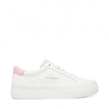 Zapatillas de Piel con Logotipo  CALVIN KLEIN