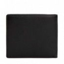 Cartera Plegable de Piel con Logo  TOMMY HILFIGER