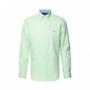 Camisa Linen Blend Solid  TOMMY HILFIGER