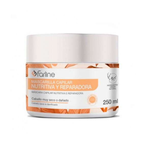 Farline Mascarilla Capilar Nutritiva y Reparadora 250ML  COFARES