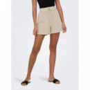 Pantalón Corto Onltiziana de Algodón de ONLY