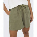 Pantalón Corto Tiro Alto Onlkenya Life de ONLY