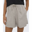 Pantalón Corto Tiro Alto Onlkenya Life de ONLY