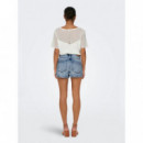 Vaqueros cortos de tiro alto onlKelly de Only