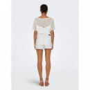 Vaqueros cortos de tiro alto onlKelly de Only